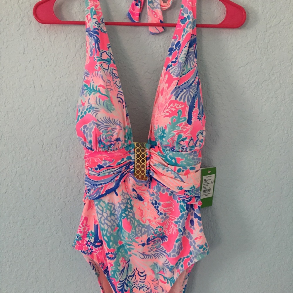 NWT Lilly Pulitzer Lanai Swimsuit Size 10 $100